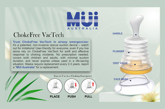 Choke Free Vactech Chocking Device for Safe Breath